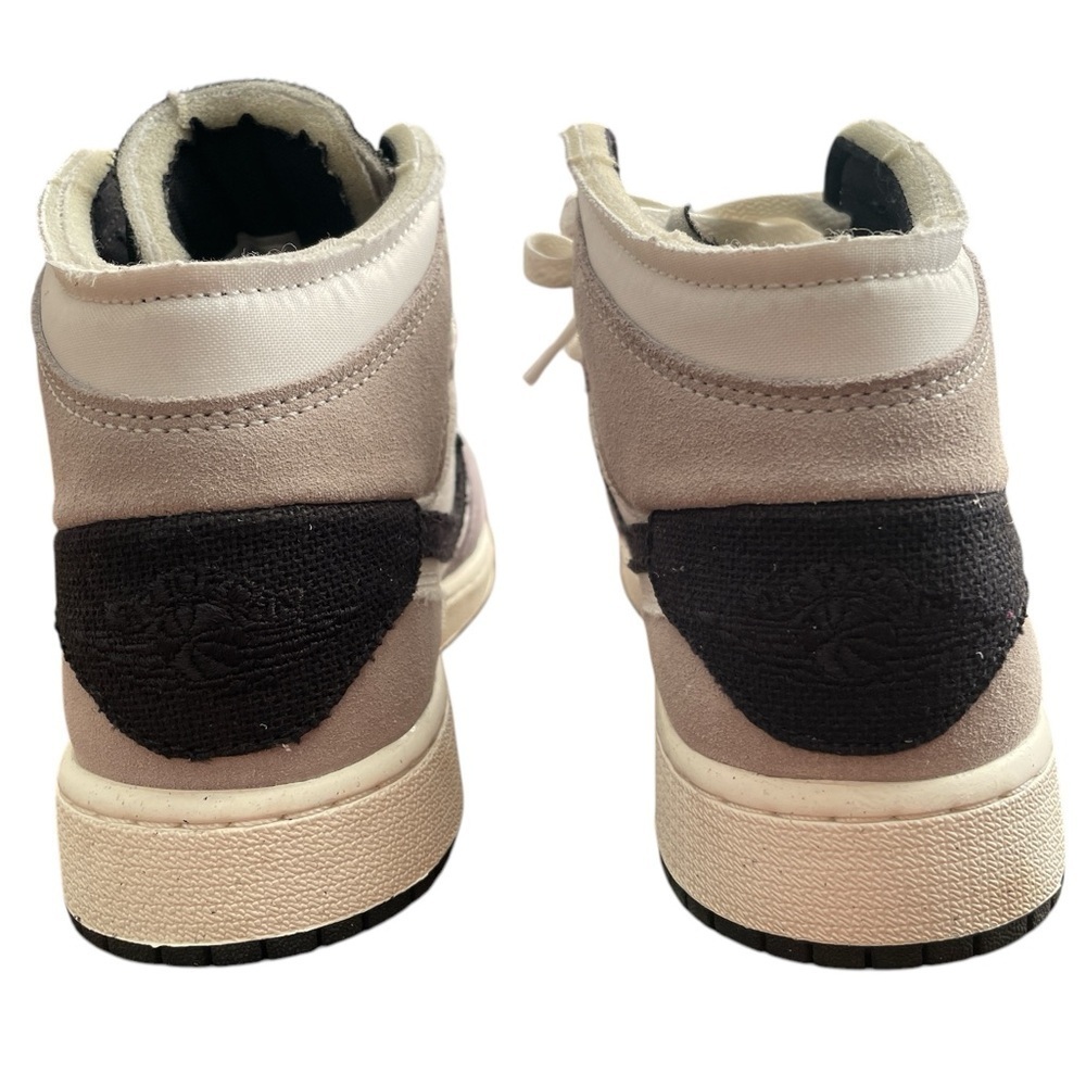 Air Jordan 1 Mid SE Craft Grey Black 5Y - Picture 4 of 4